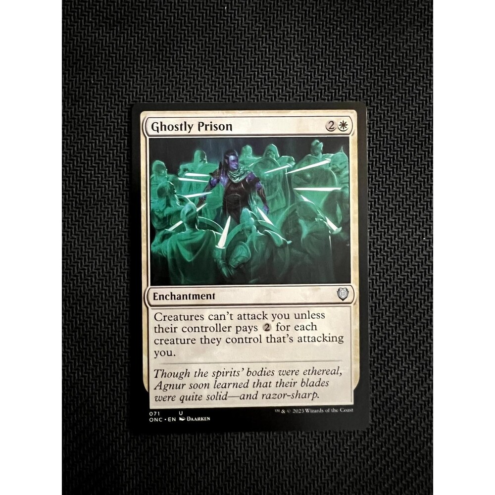 Ghostly Prison 71 Commander: Phyrexia: All Will Be One Magic: The Gathering LP